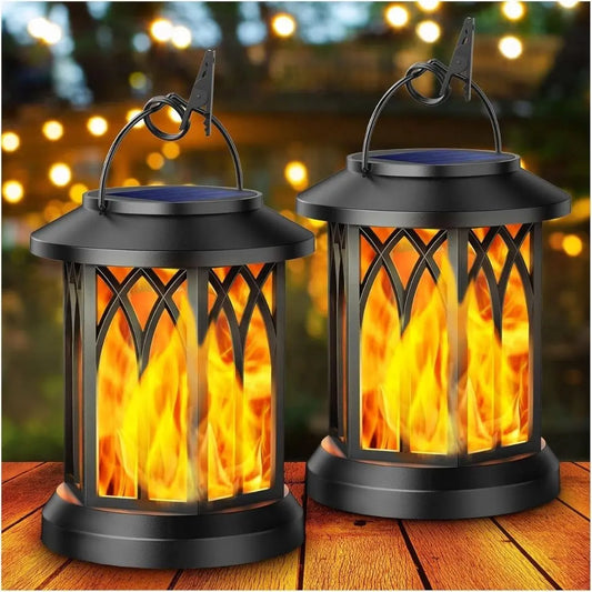 Oriva Solar Fence Lights - Outdoor Waterproof Decorative Wall Lamps