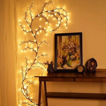 Zeyra Willow Vine Decorative Light - LEDs Bendable Birch Tree with 8 Lighting Modes
