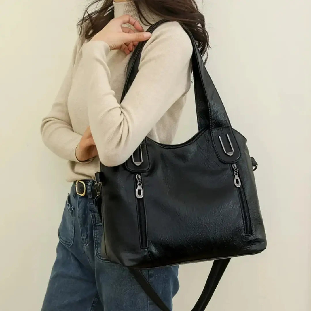 Elegant Leather Tote Bag for Style, Comfort and Everyday Convenience