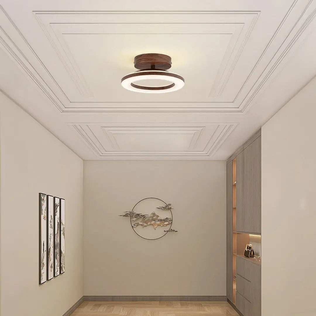 Minimalist Round Acrylic Ceiling Light - Sleek and Bright for Modern Homes