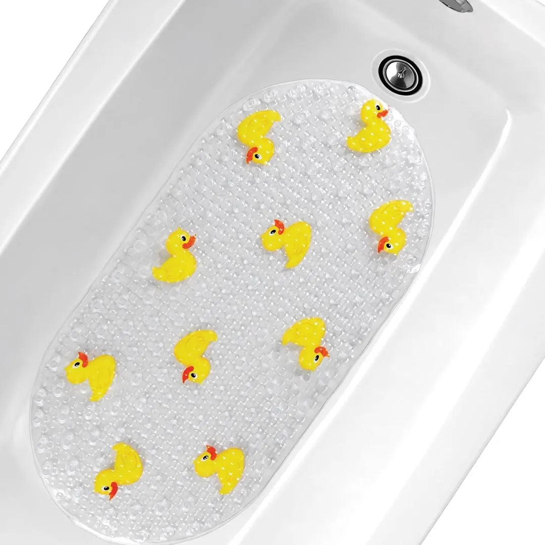 Child Friendly Duck Bath Mat - Slip Resistant & Safe for Kids