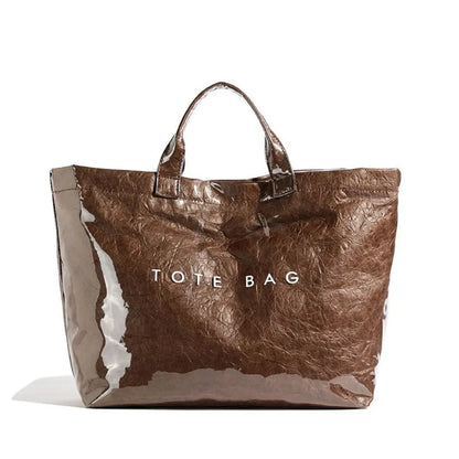 Vyra – Transparent PVC Tote Bag for Women Waterproof Beach Shopper