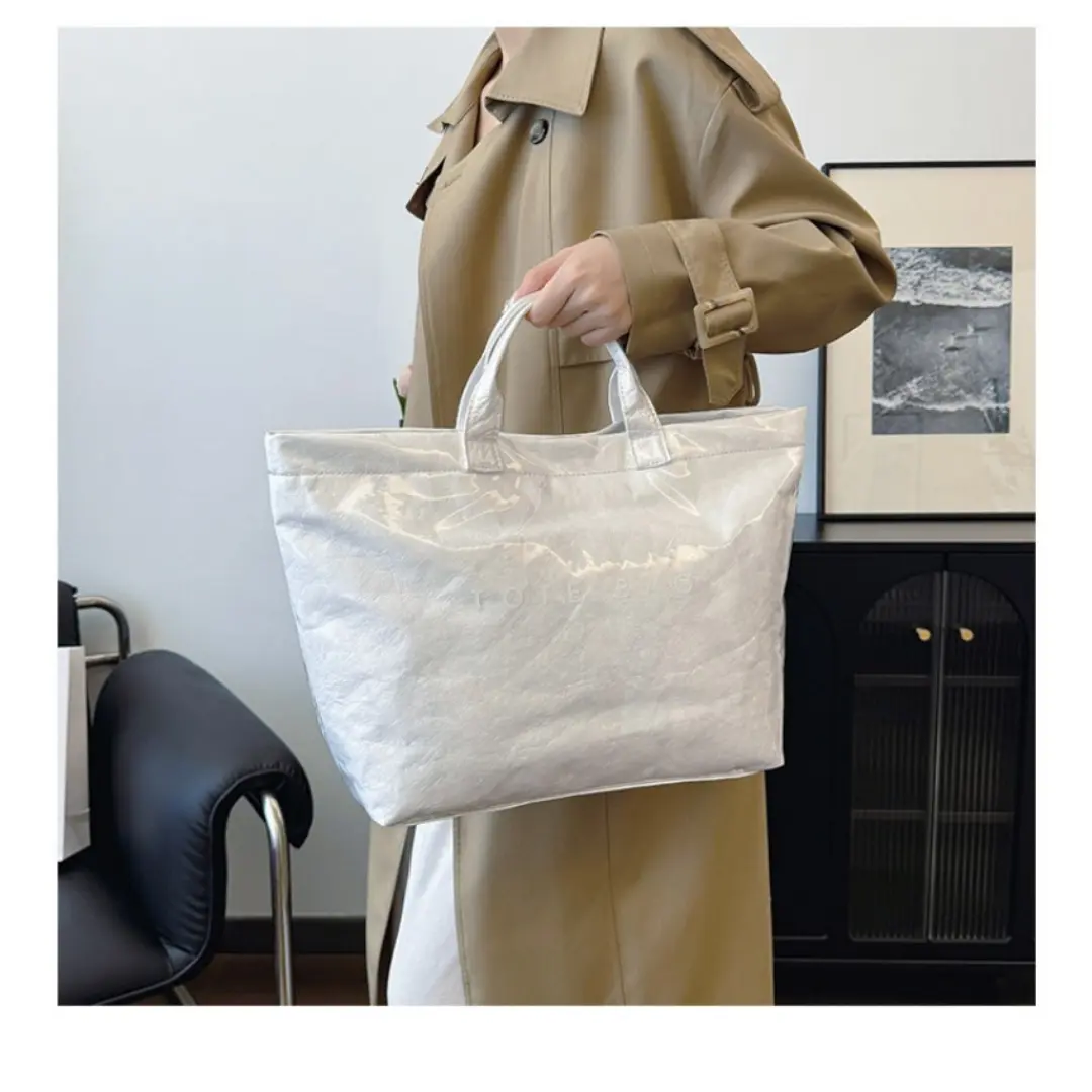Vyra – Transparent PVC Tote Bag for Women Waterproof Beach Shopper