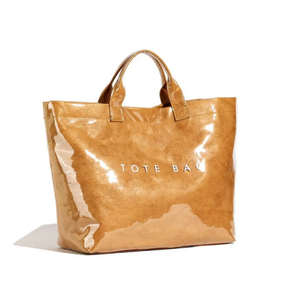 Vyra – Transparent PVC Tote Bag for Women Waterproof Beach Shopper