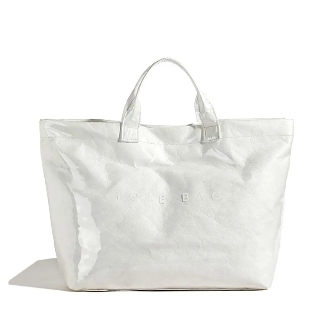 Vyra – Transparent PVC Tote Bag for Women Waterproof Beach Shopper