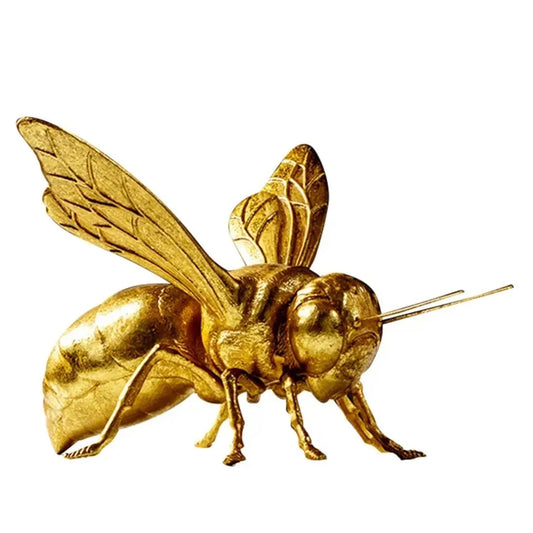 Gold Resin Insect Ornaments - Mantis, Cricket and Bee