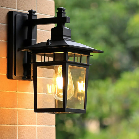 Rustic Vintage Aluminum Outdoor Light - Weatherproof Classic Charm