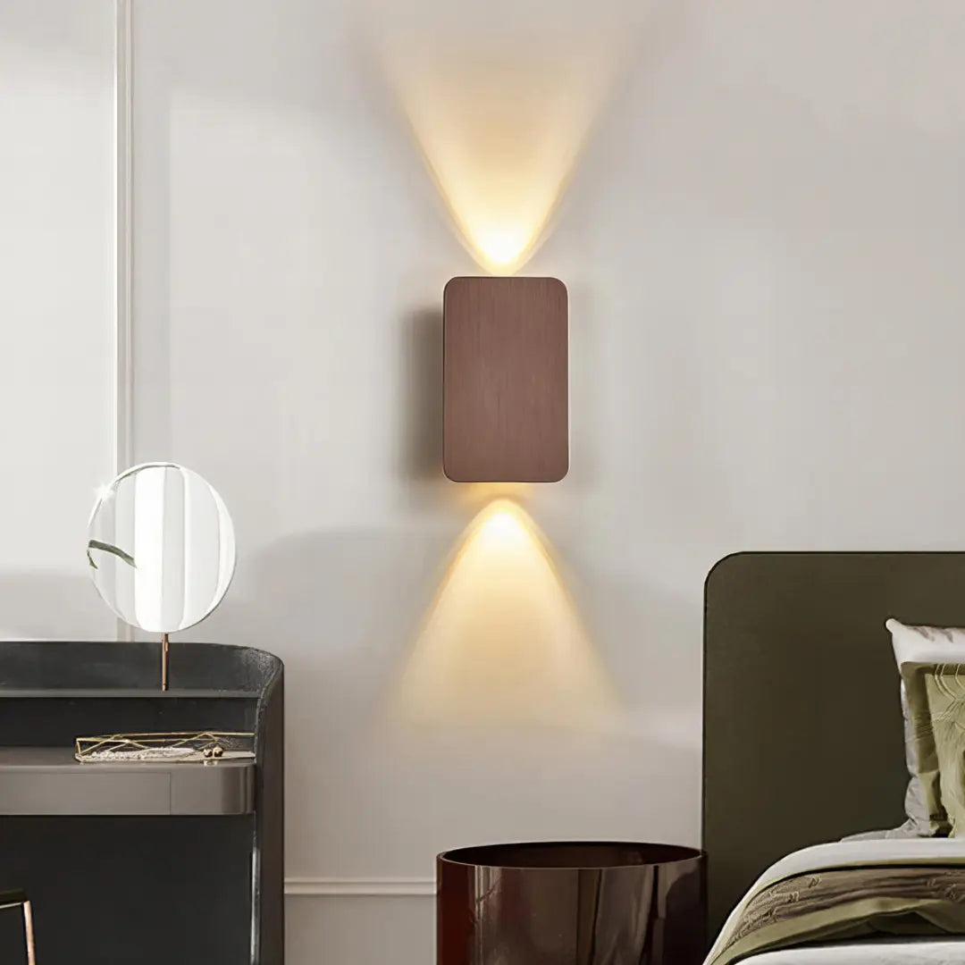 Modern Rectangular Sleek Wall Light - Contemporary Accent