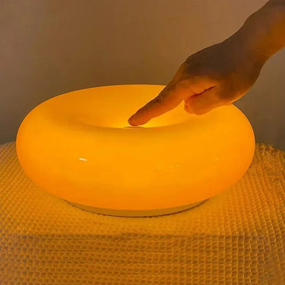 Stockholm Sun Orb Donut Lamp – Touch Control with 3 Light Modes