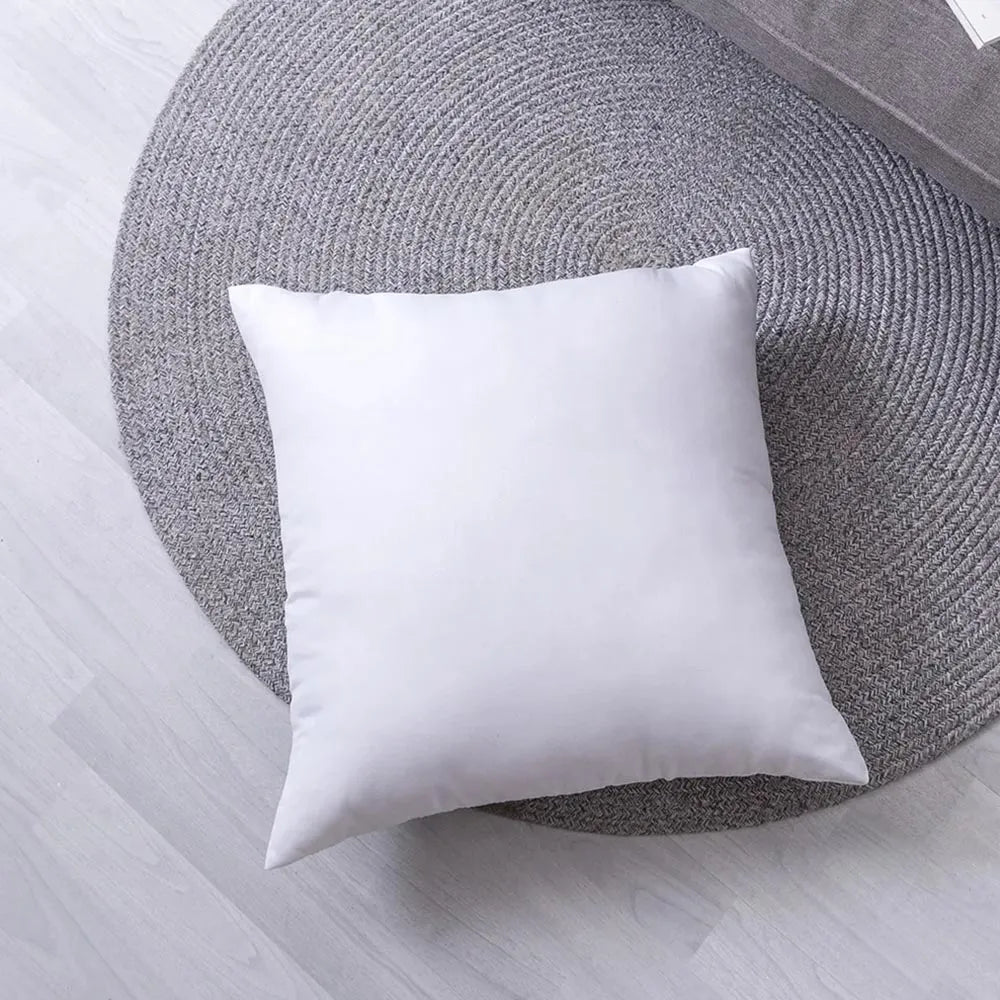 Set of 2 Cushion Inserts – Hollowfibre Inner Pads for Cushion Covers
