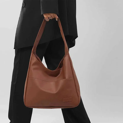 Minimalist PU Leather Tote Bag for Effortless Everyday Style