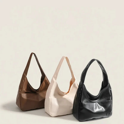 Minimalist PU Leather Tote Bag for Effortless Everyday Style