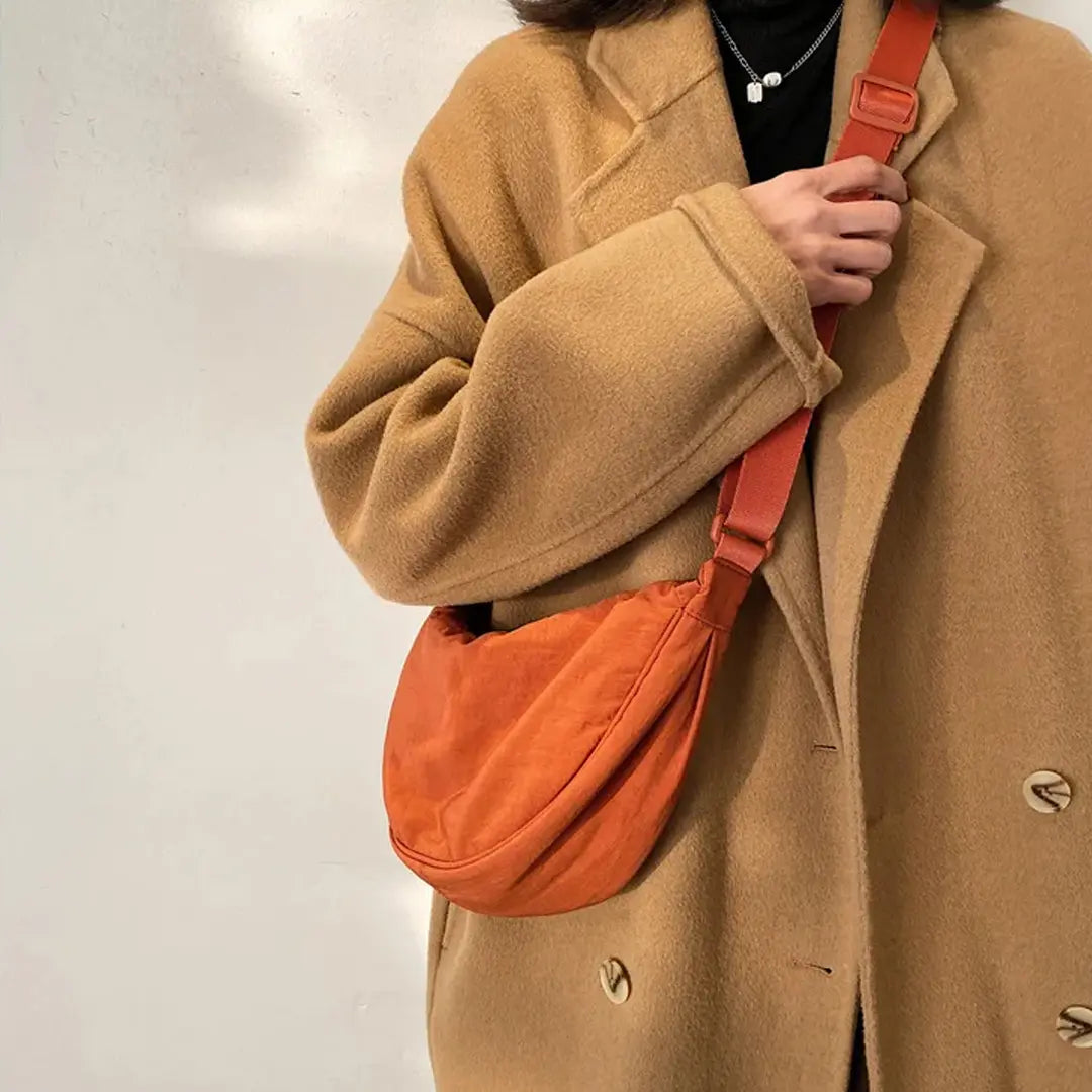 Lightweight Nylon Hobo Tote Bag for Everyday Comfort and Style
