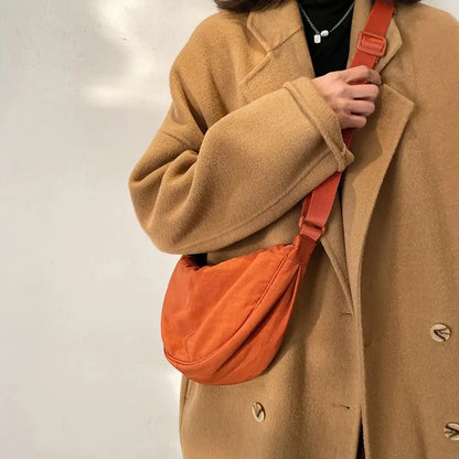 Lightweight Nylon Hobo Tote Bag for Everyday Comfort and Style