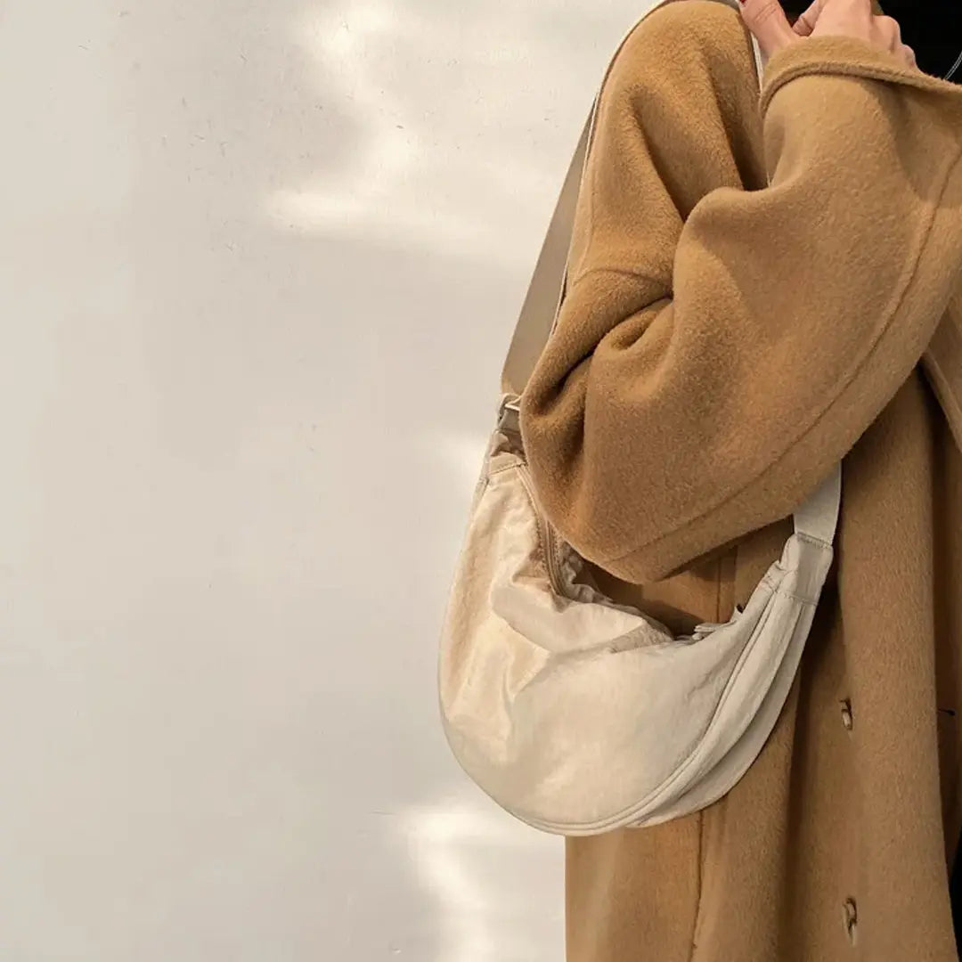 Lightweight Nylon Hobo Tote Bag for Everyday Comfort and Style