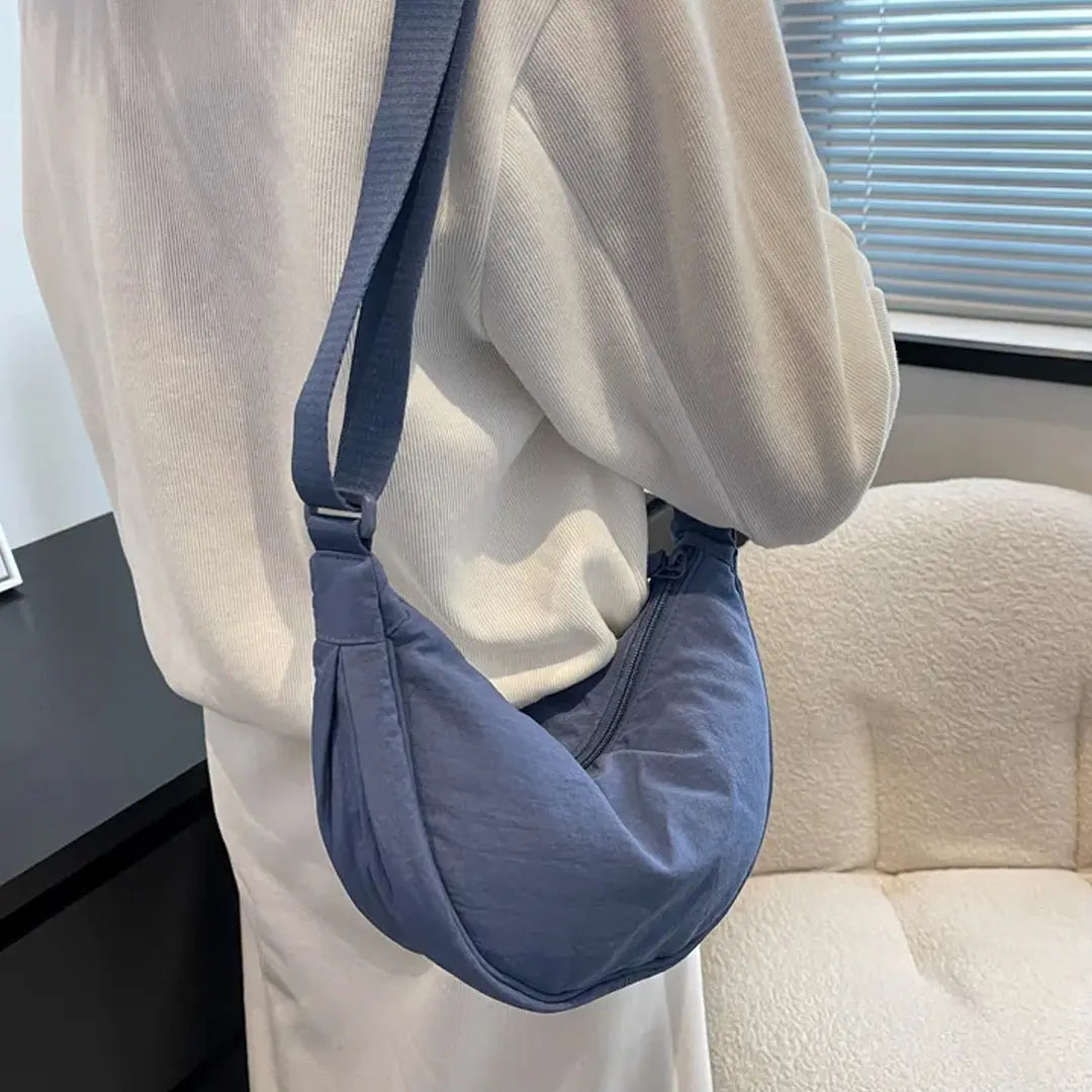 Lightweight Nylon Hobo Tote Bag for Everyday Comfort and Style