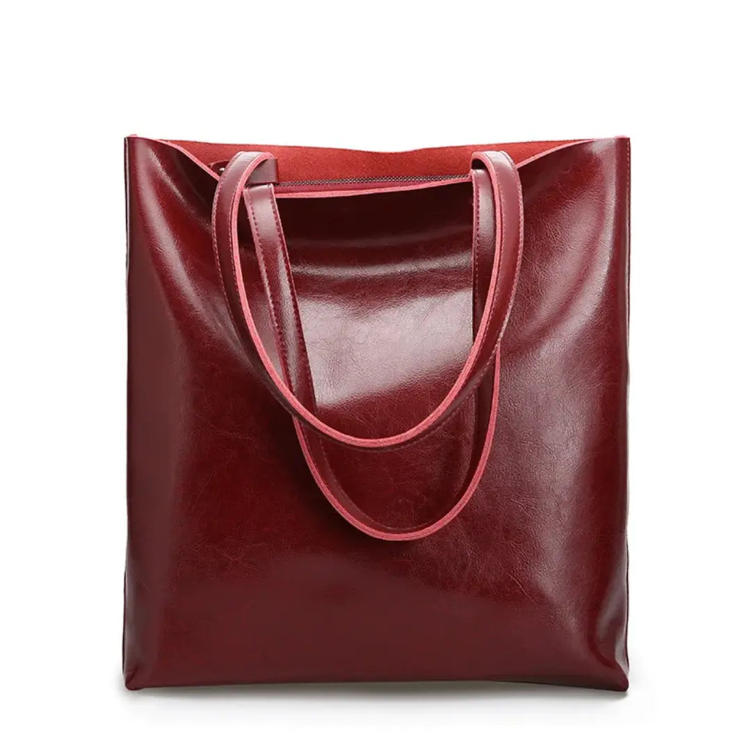 Genuine Leather Tote Bag for Timeless Style and Everyday Functionality