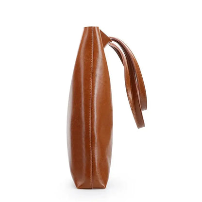 Genuine Leather Tote Bag for Timeless Style and Everyday Functionality