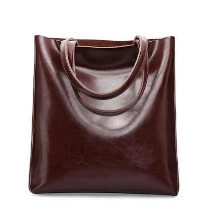 Genuine Leather Tote Bag for Timeless Style and Everyday Functionality