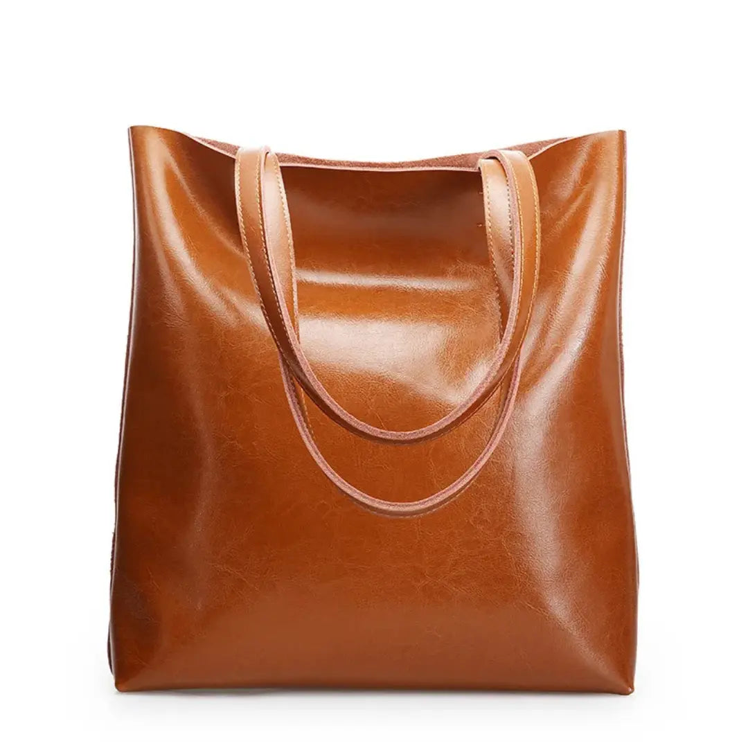 Genuine Leather Tote Bag for Timeless Style and Everyday Functionality