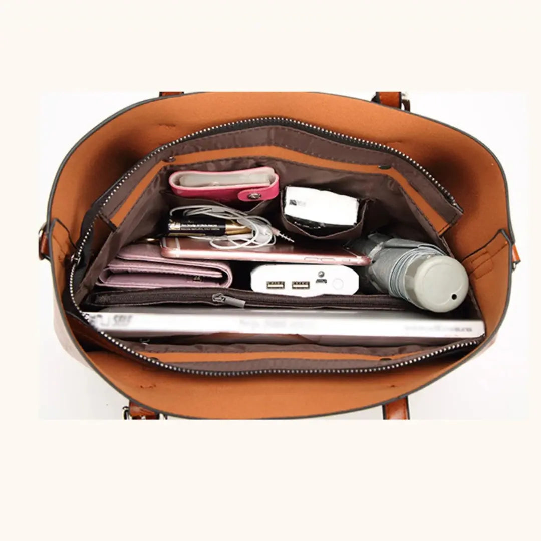 Genuine Leather Tote Bag for Elegant Everyday Style