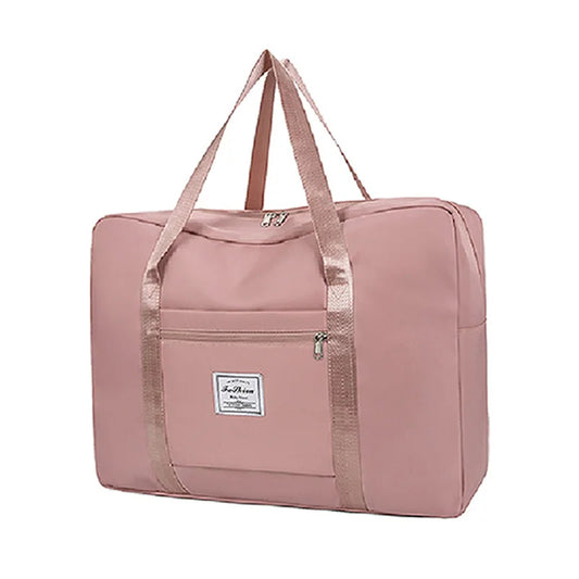 Foldable Travel Tote Bag - Large Capacity Waterproof Luggage Bag