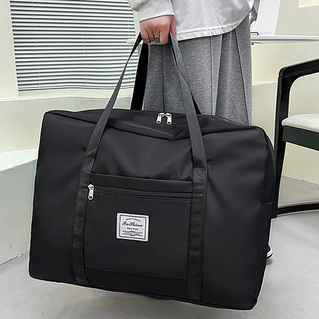 Foldable Travel Tote Bag - Large Capacity Waterproof Luggage Bag