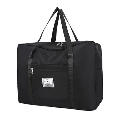 Foldable Travel Tote Bag - Large Capacity Waterproof Luggage Bag