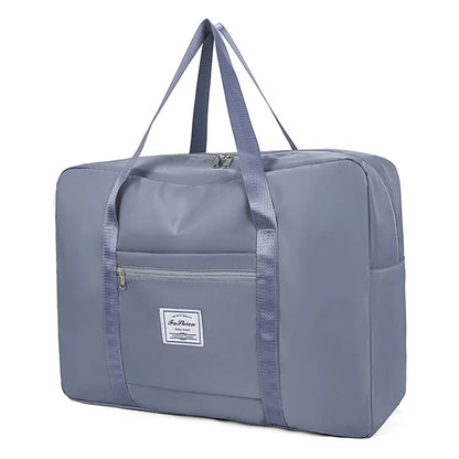 Foldable Travel Tote Bag - Large Capacity Waterproof Luggage Bag