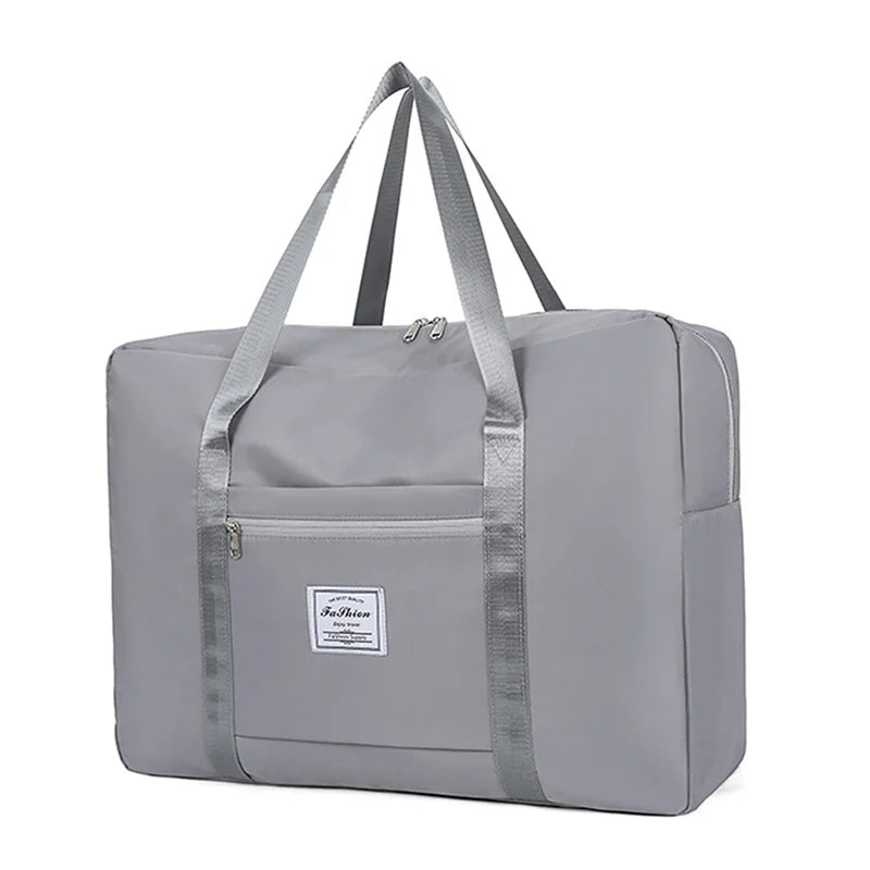 Foldable Travel Tote Bag - Large Capacity Waterproof Luggage Bag