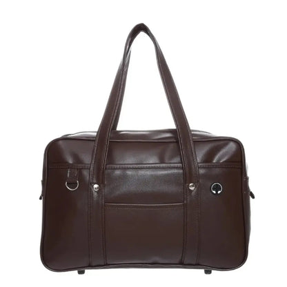 PU Leather Tote Bag for Women - Waterproof School & Laptop Shoulder Bag