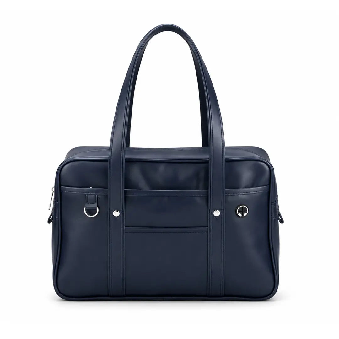 PU Leather Tote Bag for Women - Waterproof School & Laptop Shoulder Bag