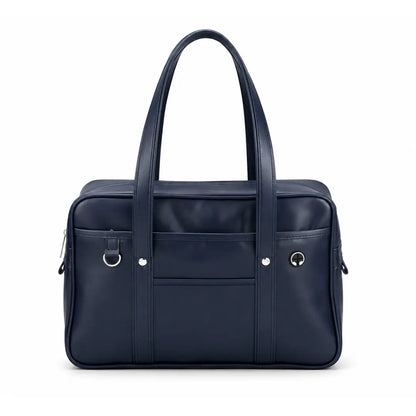 PU Leather Tote Bag for Women - Waterproof School & Laptop Shoulder Bag