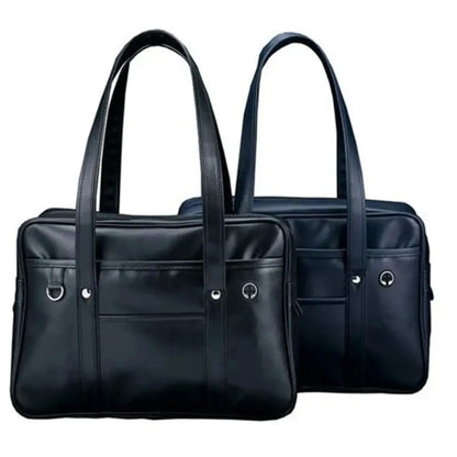 PU Leather Tote Bag for Women - Waterproof School & Laptop Shoulder Bag