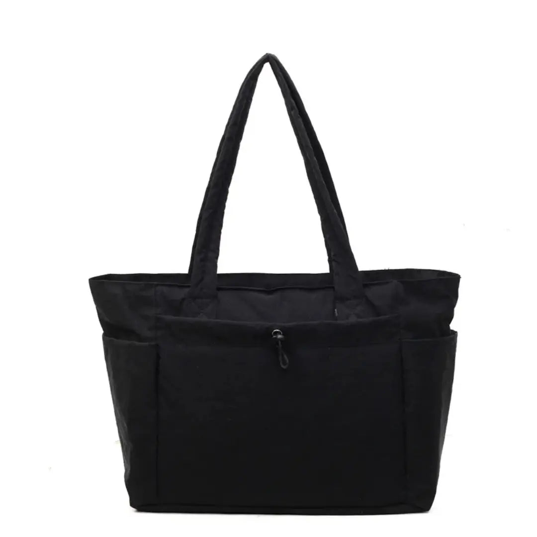 Quilted Tote Bag for Women - Lightweight Laptop Shoulder Bag