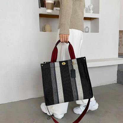 Stylish Canvas Tote Bag for Everyday Organization and Effortless Style