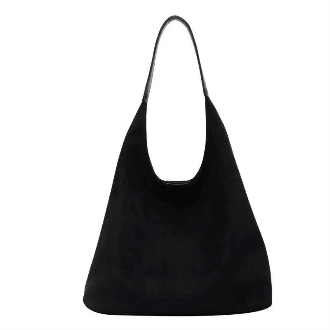 Suede Tote Bag for Women - Large Capacity Vintage Shoulder Bag