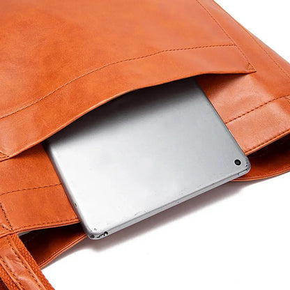 Vintage Leather Tote Bag for Timeless Style and Everyday Functionality