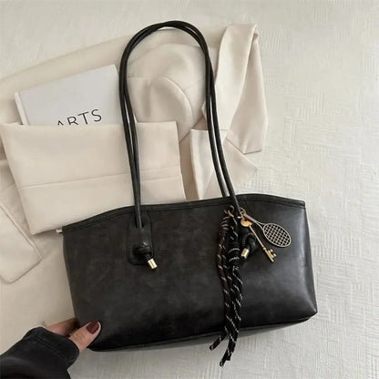 Aurelia – Vintage Tote Bag Large Capacity Shoulder Handbag with Zip Closure