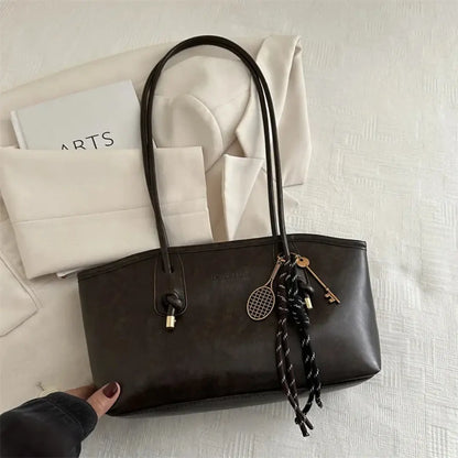 Aurelia – Vintage Tote Bag Large Capacity Shoulder Handbag with Zip Closure