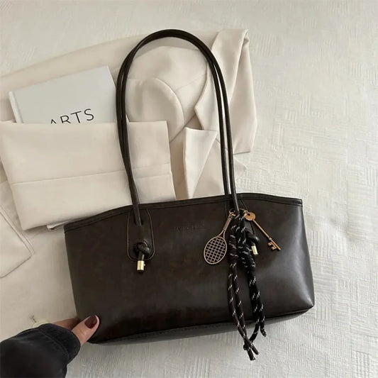 Aurelia – Vintage Tote Bag Large Capacity Shoulder Handbag with Zip Closure
