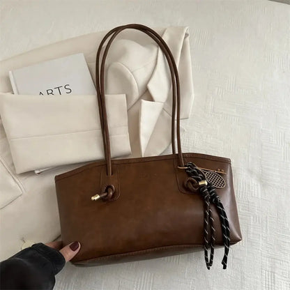 Aurelia – Vintage Tote Bag Large Capacity Shoulder Handbag with Zip Closure