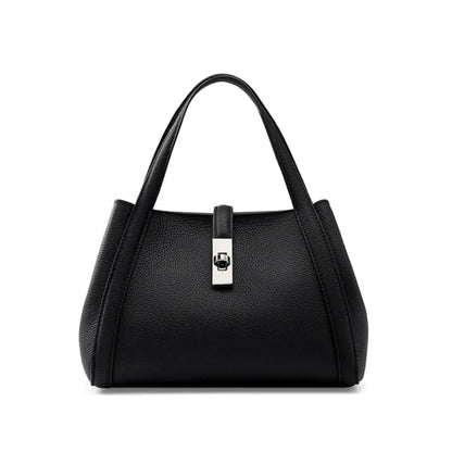 Genuine Leather Tote Bag for Women - Luxury Cowhide Top Handle Shoulder Bag