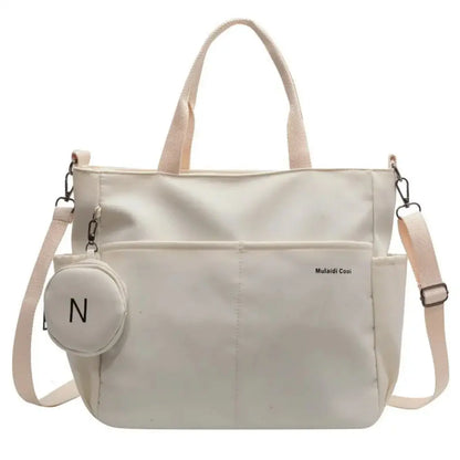 Ventra – Canvas Book Tote Bag Large Capacity Shoulder Shopper