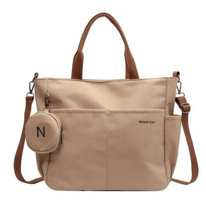Ventra – Canvas Book Tote Bag Large Capacity Shoulder Shopper
