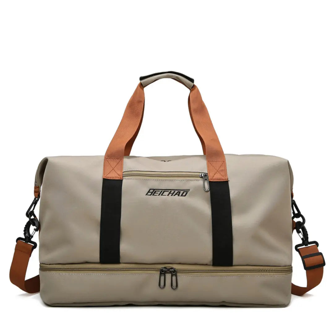 Travio – Weekender Duffle Bag with Shoe Compartment & Adjustable Shoulder Strap