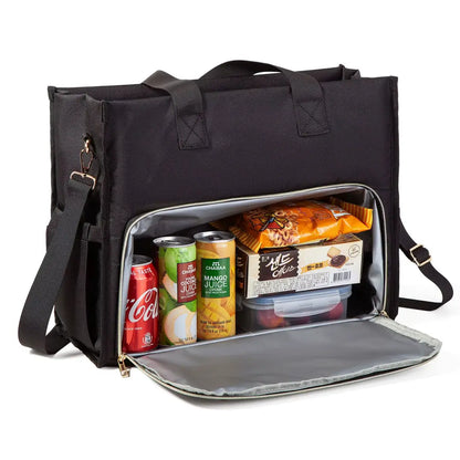 Insulated Lunch Tote Bag - Leakproof Thermal Cooler Bag for Work, Travel & Picnic
