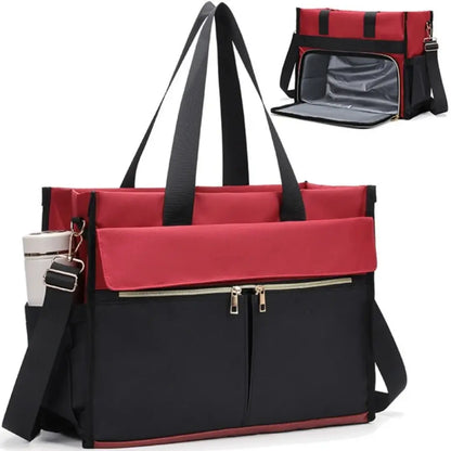 Insulated Lunch Tote Bag - Leakproof Thermal Cooler Bag for Work, Travel & Picnic