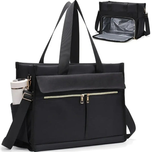 Insulated Lunch Tote Bag - Leakproof Thermal Cooler Bag for Work, Travel & Picnic