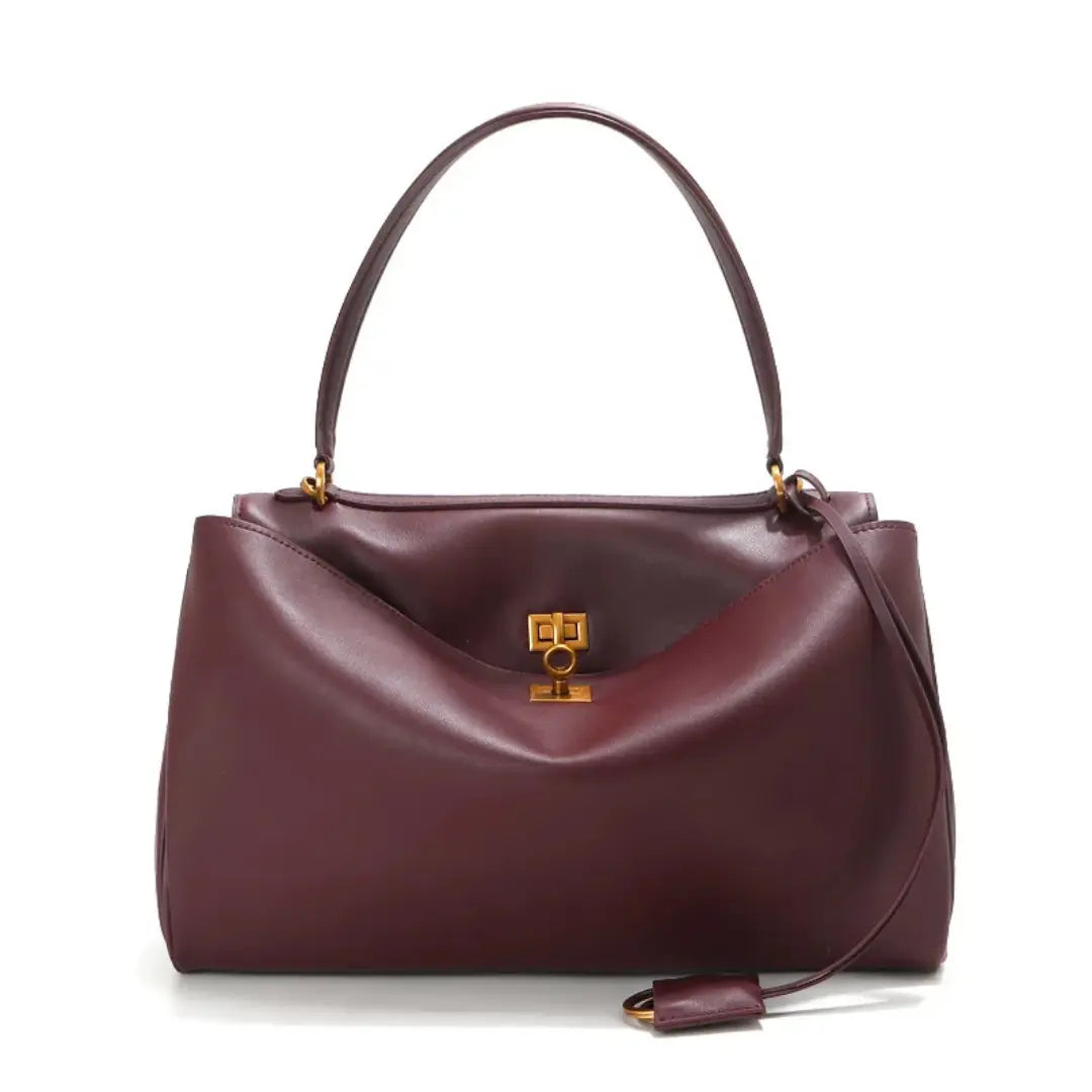 Luxury Genuine Leather Tote Bag for Modern Everyday Elegance